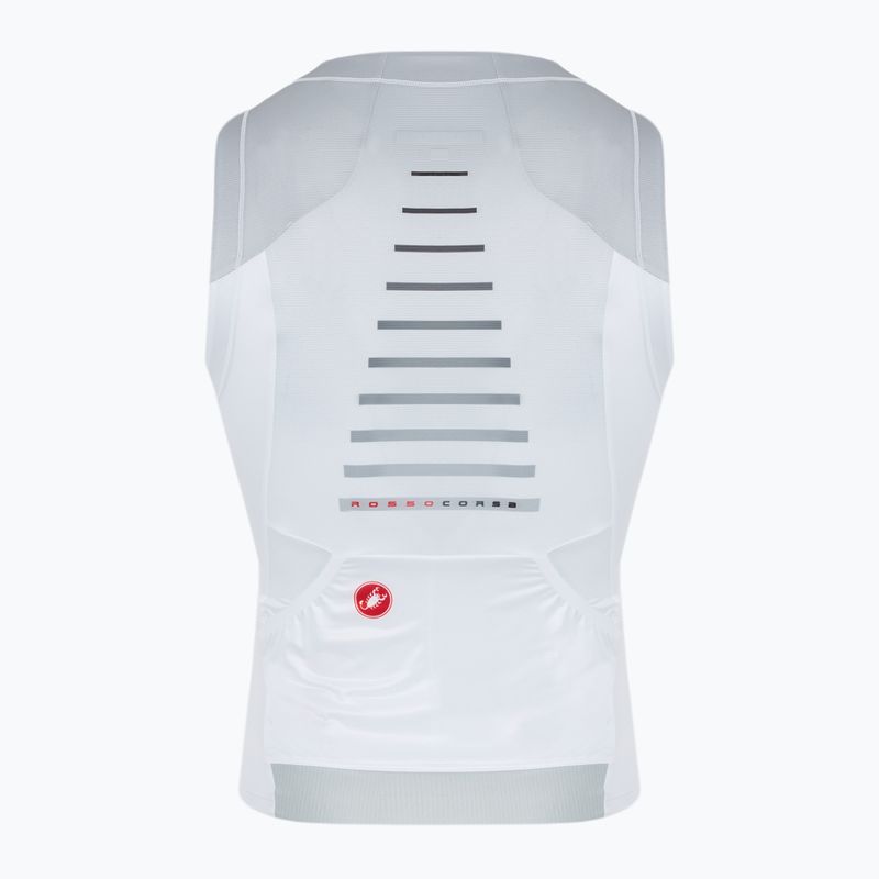 Tricou de ciclism pentru bărbați Castelli Free Speed 3 white/silver gray 2