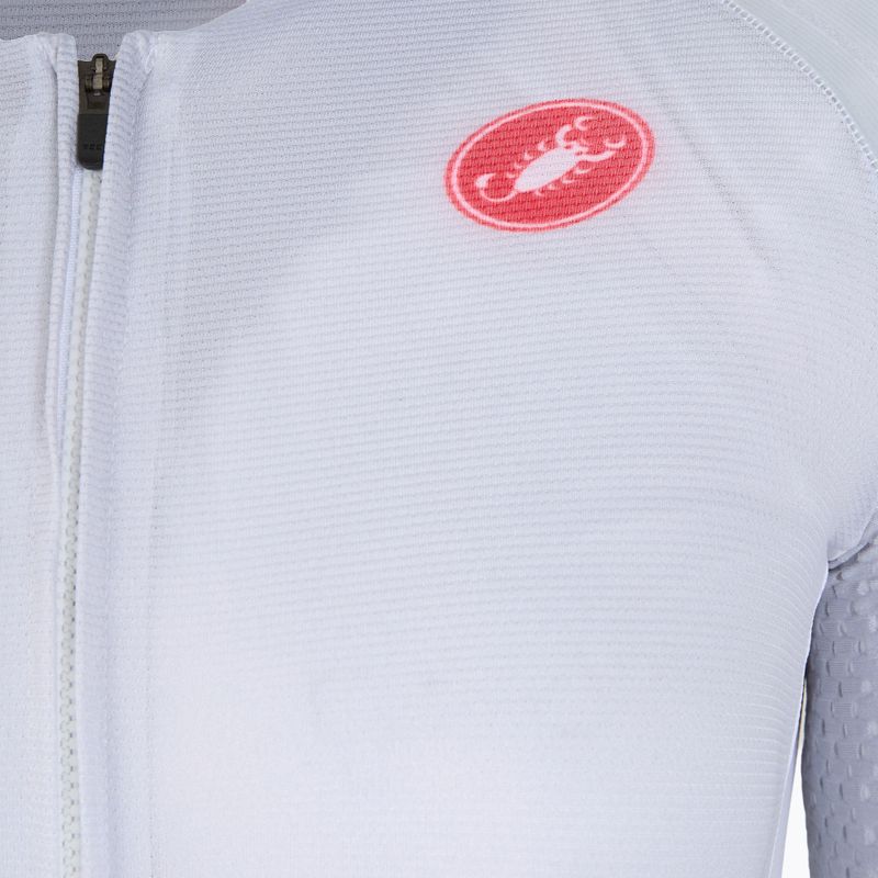 Combinezon de ciclism pentru femei Castelli Free Sanremo 3 SS in white/black 3