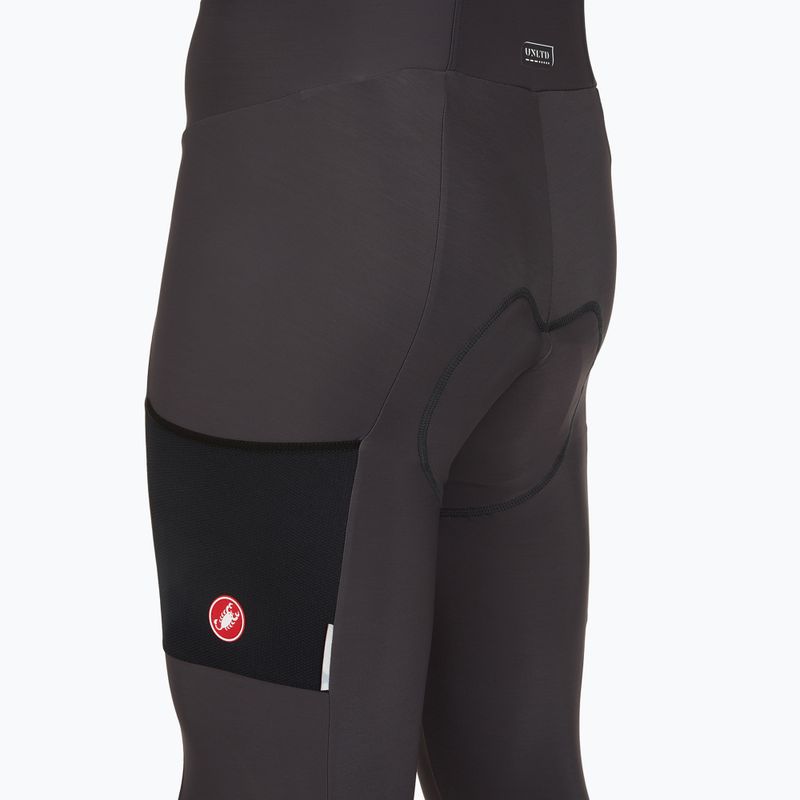 Pantaloni de ciclism pentru bărbați Castelli Unlimited dark gray 4