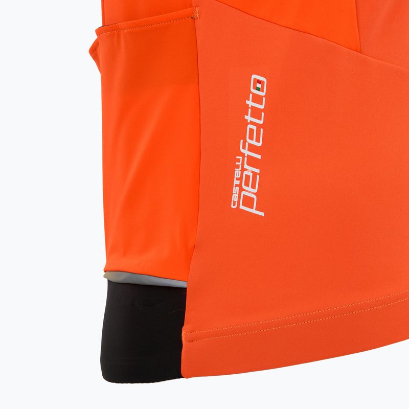 Vestă de ciclism pentru bărbați Castelli Perfetto Air brilliant orange 5