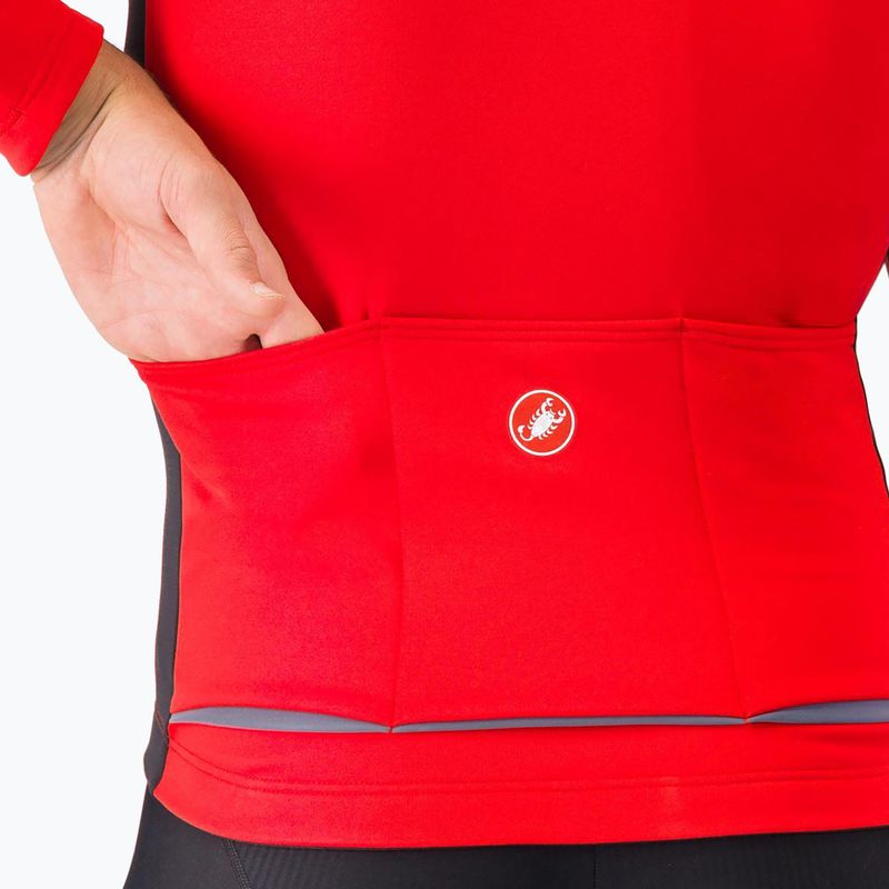 Geacă de ciclism pentru bărbați Castelli Entrata 2 red/black 4