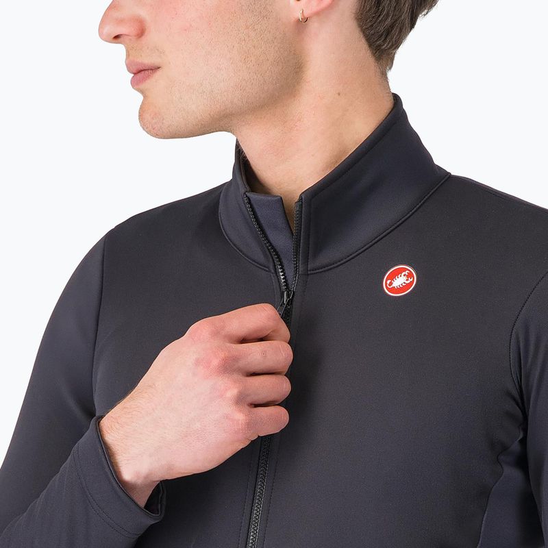 Geacă de ciclism pentru bărbați Castelli Entrata 2 light black/dark gray 3