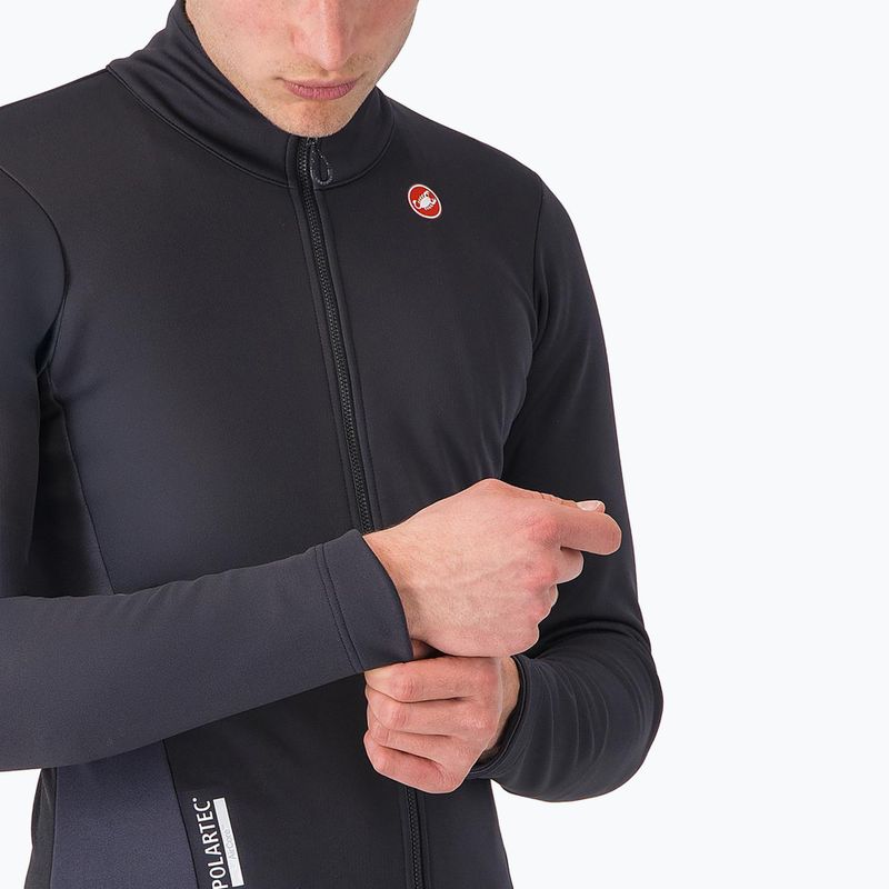 Geacă de ciclism pentru bărbați Castelli Entrata 2 light black/dark gray 4