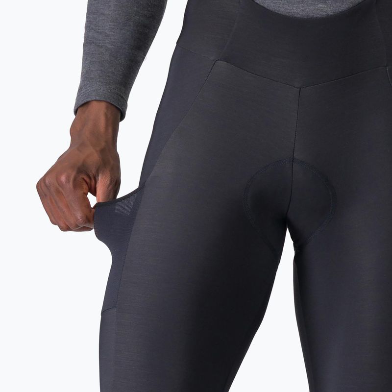 Pantaloni de ciclism pentru bărbați Castelli Unlimited Bibtight black 5