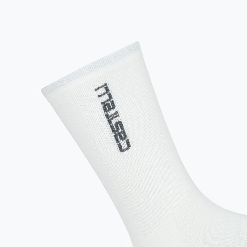 Șosete pentru bărbați Castelli Venti Soft Merino white 3