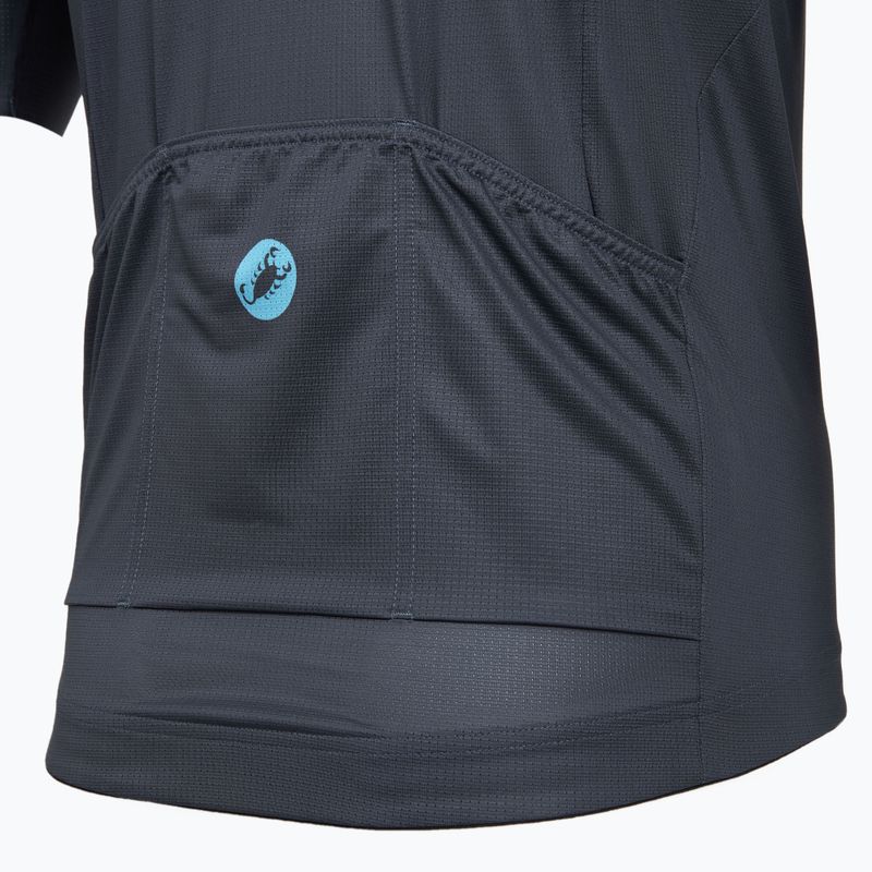 Tricou de ciclism pentru bărbați Castelli Entrata Apex twilight blue/neon cobalt 4