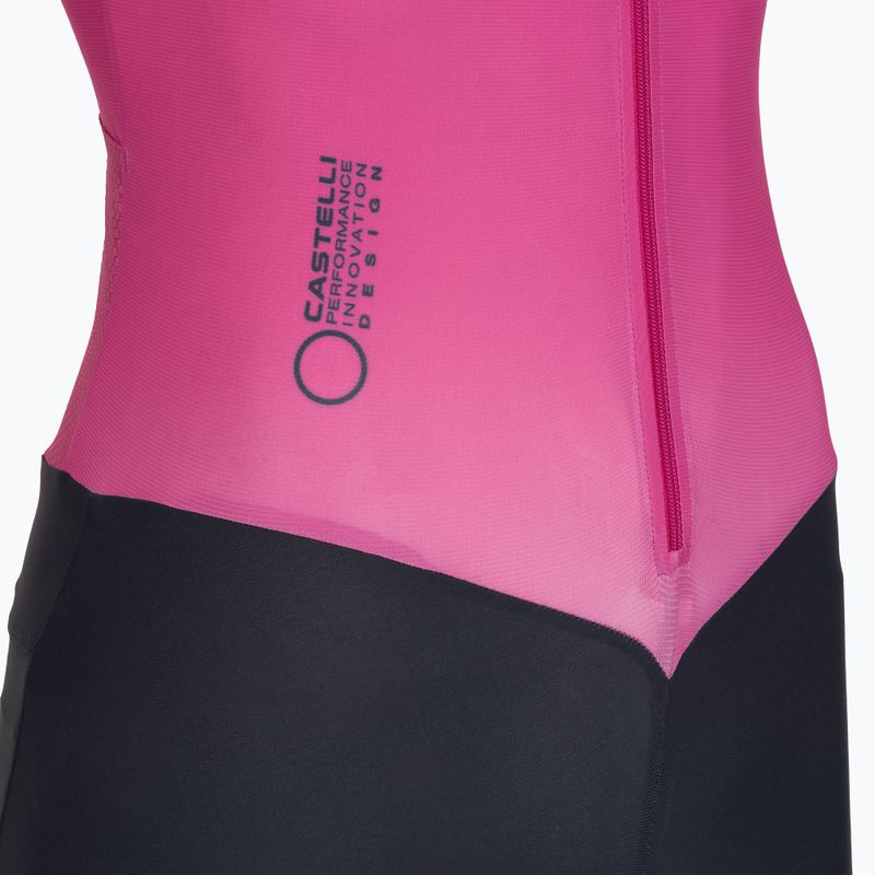 Combinezon de ciclism pentru femei Castelli Movement Suit W violet pink/twilight blue 3