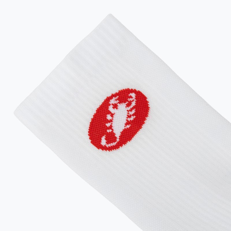 Șosete pentru bărbați Castelli Entrata 18 white 3