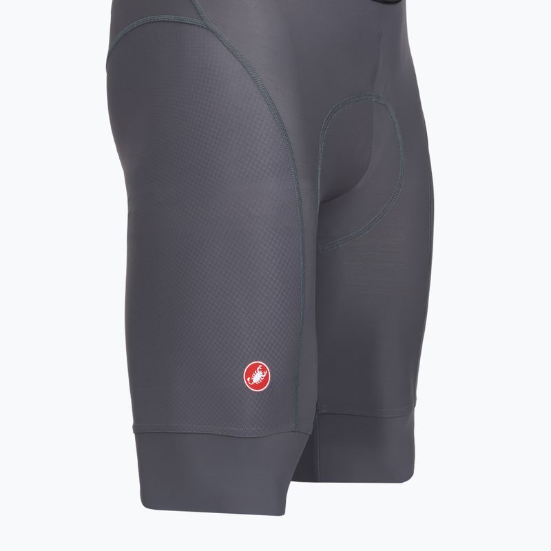 Pantaloni scurți de ciclism pentru bărbați Castelli Competizione 2 smoky grey 3