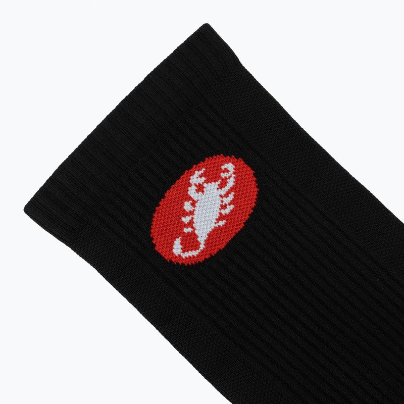 Șosete pentru bărbați Castelli Entrata 18 black 3