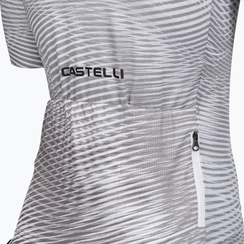 Tricou de ciclism pentru femei Castelli Cosmic Vortex gray 4