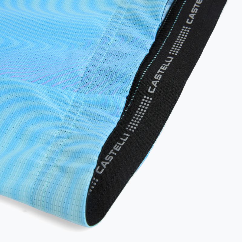 Tricou de ciclism pentru femei Castelli Cosmic Vortex multicolor pink green 4