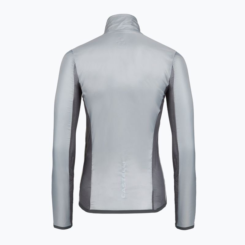 Geacă de ciclism pentru femei Castelli Aria Shell 2 In silver gray 2