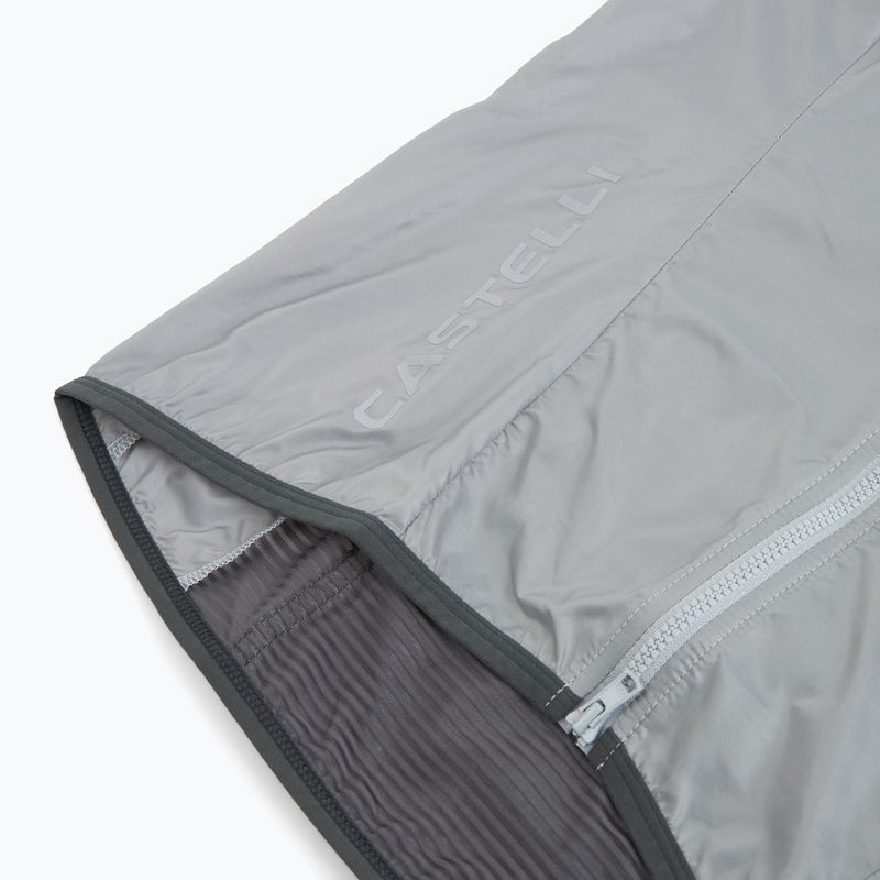 Vestă de ciclism pentru femei Castelli Aria Shell 2 silver gray 3