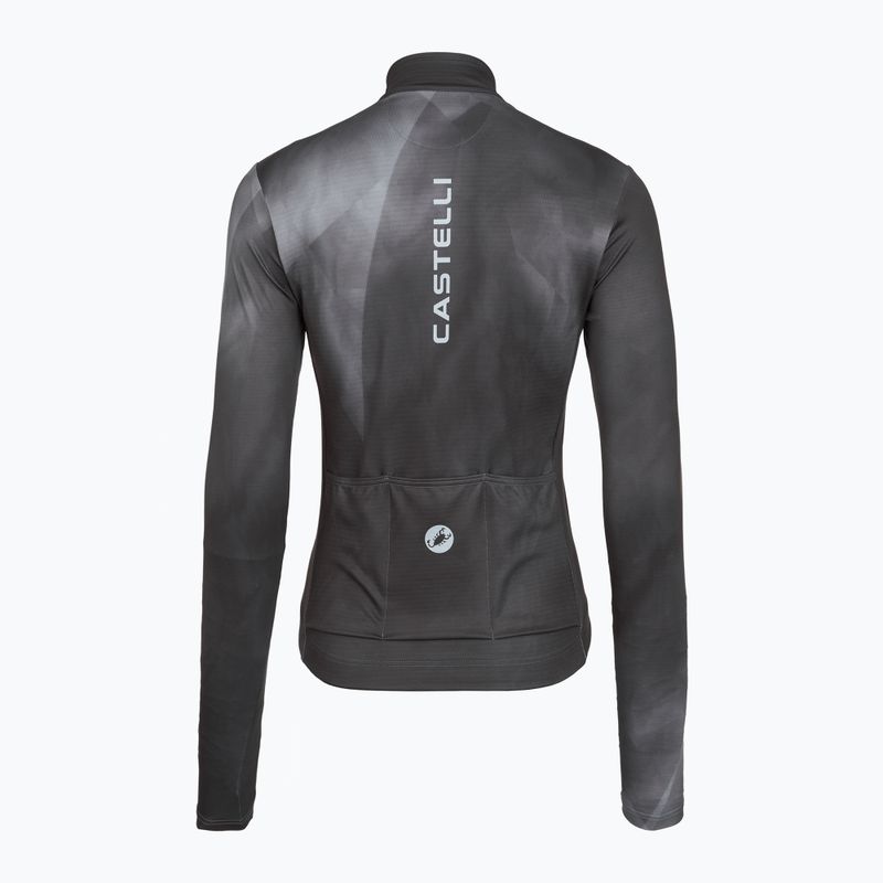 Longsleeve de ciclism pentru femei Castelli Prismatic Thermal Jersey smoky gray 2