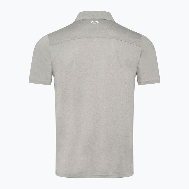 Tricou polo pentru bărbați Oakley B1B Polo Shirt stone gray heather 2