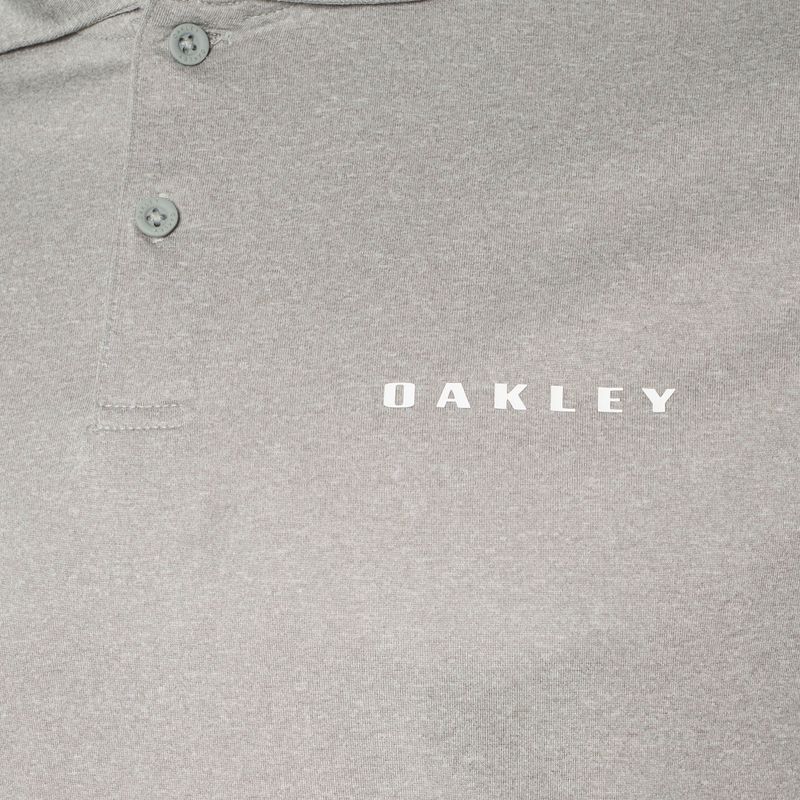 Tricou polo pentru bărbați Oakley B1B Polo Shirt stone gray heather 3