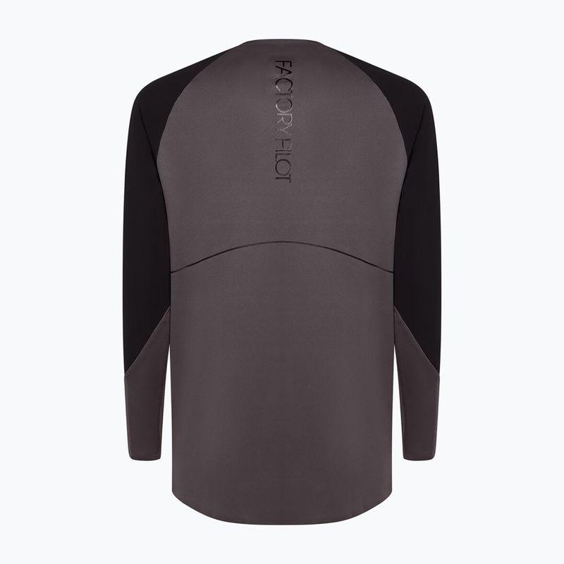 Longsleeve de ciclism pentru bărbați Oakley Maven Scrub black/grey 2