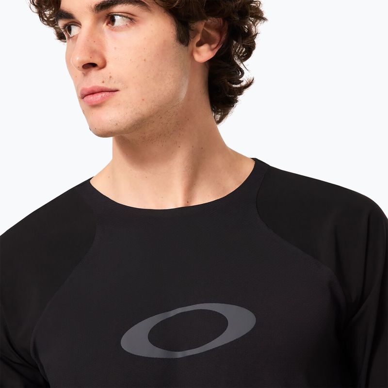 Longsleeve de ciclism pentru bărbați Oakley Seeker Airline blackout 6