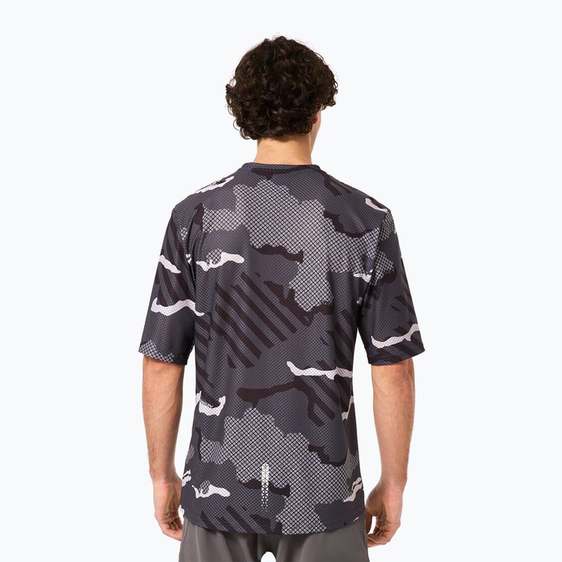 Tricou de ciclism pentru bărbați Oakley Ride Free black stripe/grip camo 3