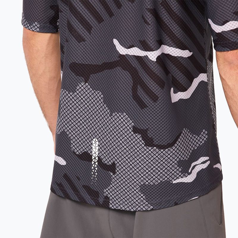 Tricou de ciclism pentru bărbați Oakley Ride Free black stripe/grip camo 8