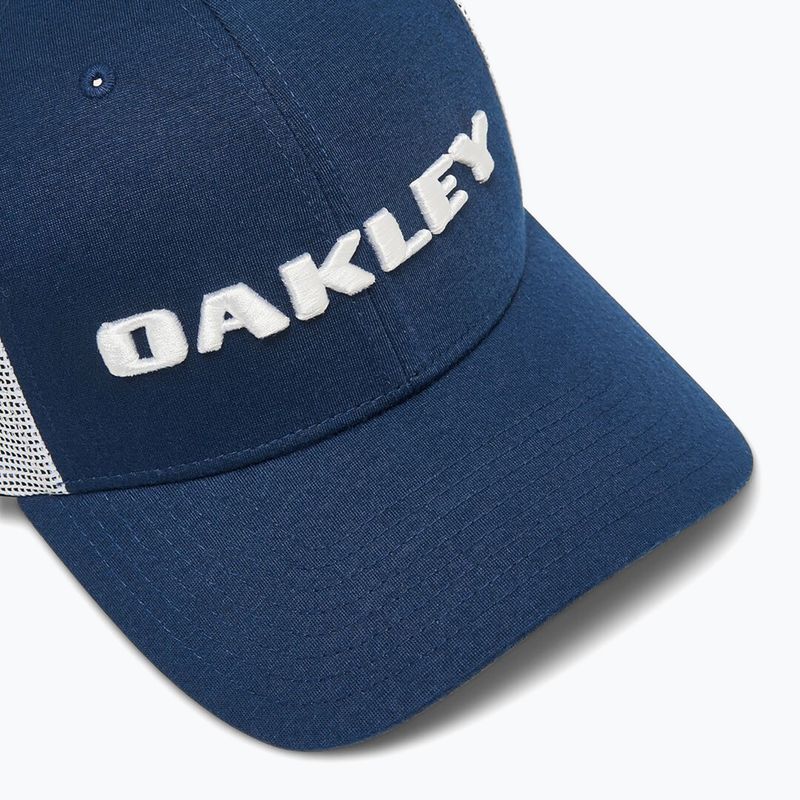 Șapcă pentru bărbați Oakley Heather New Era Bark Logo team navy 3