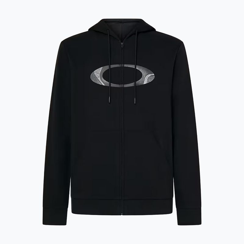 Hanorac pentru bărbați Oakley New Ellipse Zip Hoodie blackout