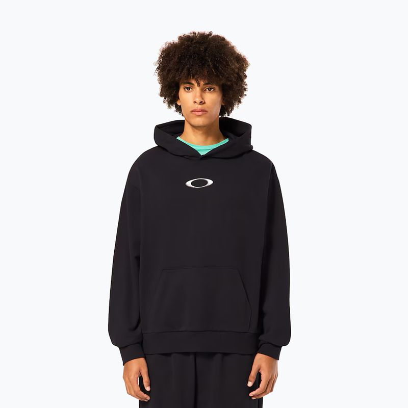 Hanorac pentru bărbați Oakley New Ellipse Zip Hoodie blackout