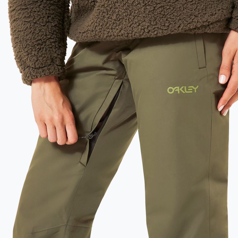 Pantaloni de schi pentru femei  Oakley Jasmine Insulated new dark brush 5