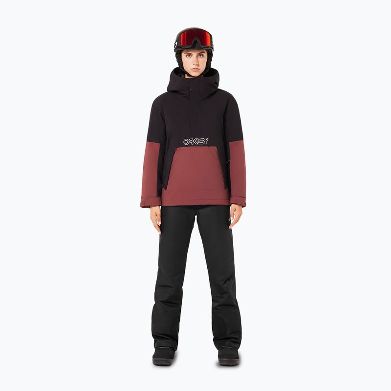 Geacă de snowboard pentru femei Oakley WMNS TNP TBT Isulated Anorak blakout/grenache 3