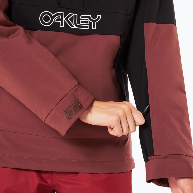 Geacă de snowboard pentru femei Oakley WMNS TNP TBT Isulated Anorak blakout/grenache 7