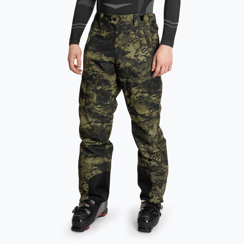 Pantaloni de schi pentru bărbați Oakley Divisional Cargo Shell Pant tiger camo green