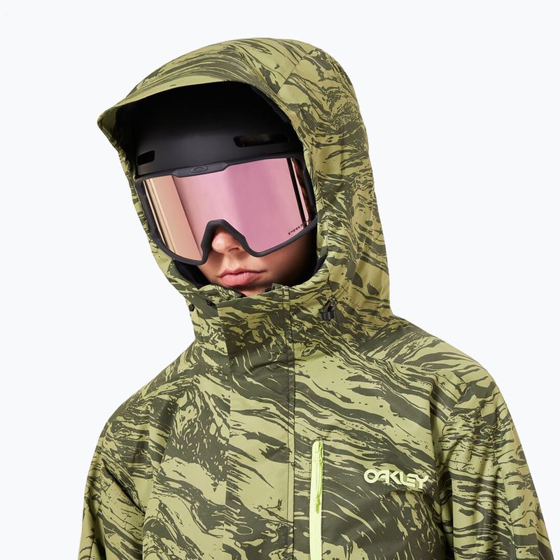 Geacă de snowboard pentru femei Oakley TNP TBT Insulated duality swirl dbl green 10