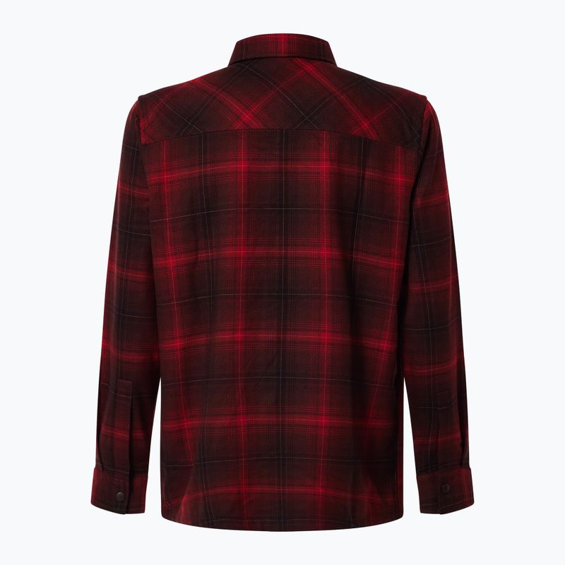 Tricou pentru bărbaț Oakley Butter Flannel Shirt black/grenache check 6