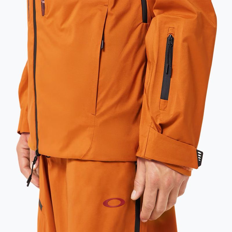 Geacă de schi pentru bărbați Oakley Tc Outpost Rc Shell Jacket ginger 8