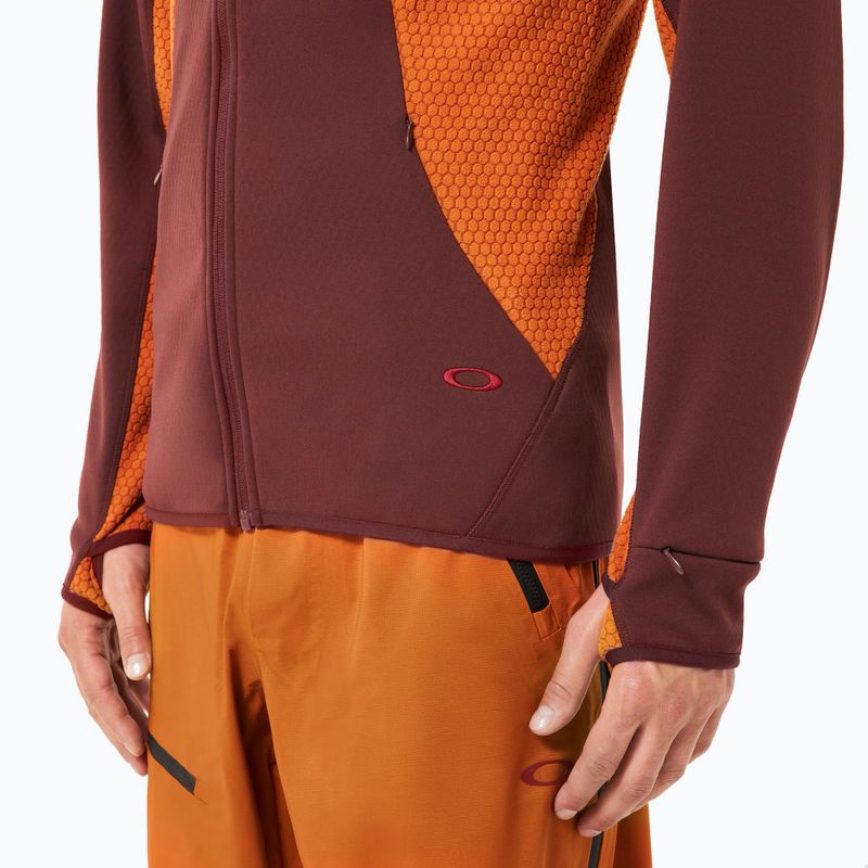 Bluză de snowboard pentru bărbați  Oakley Drift Tech Fleece Hoodie grenache 6