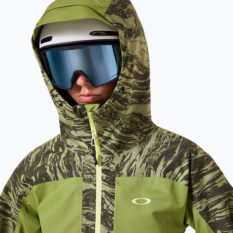 Geacă de schi pentru femei Oakley Tc Juno Reduct Shell Jacket 2.0 duality swirl dbl green 5