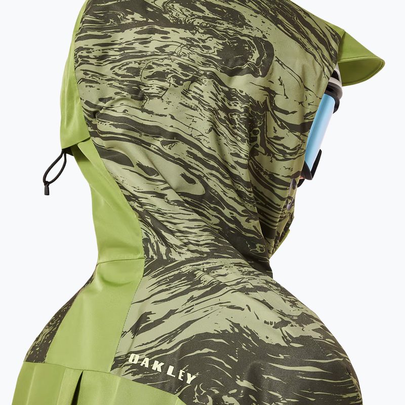 Geacă de schi pentru femei Oakley Tc Juno Reduct Shell Jacket 2.0 duality swirl dbl green 6