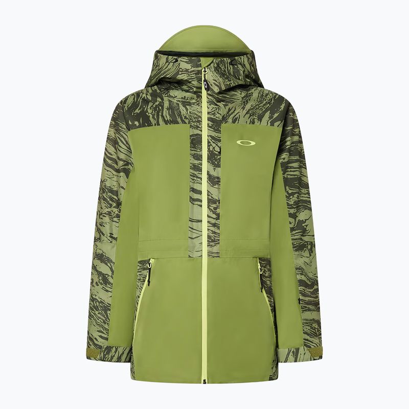 Geacă de schi pentru femei Oakley Tc Juno Reduct Shell Jacket 2.0 duality swirl dbl green 9