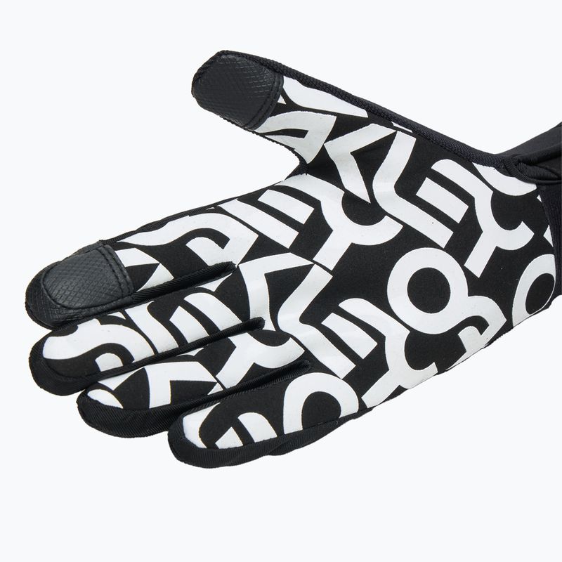 Mănuși pentru bărbați Oakley Factory Pilot Core Glove black/white logo 4