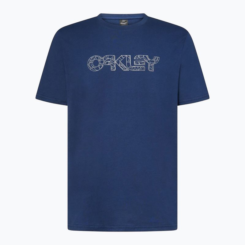 Tricou pentru bărbați Oakley Wire B1B Tee team navy