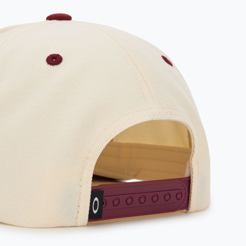 Șapcă pentru bărbați Oakley Mark III arctic white/iron red 4