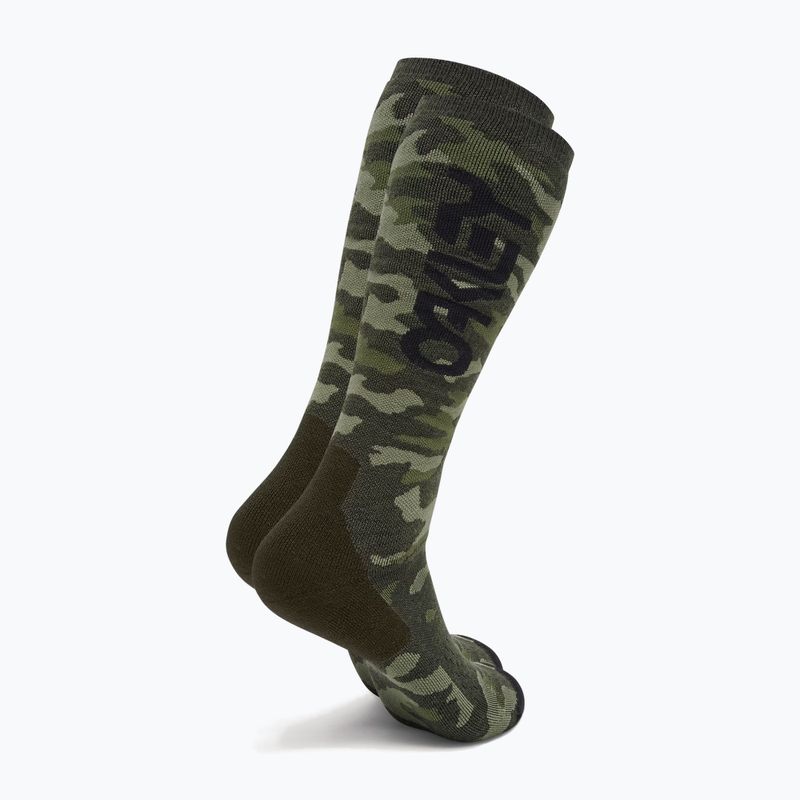 Șosete de schi Oakley Wanderlust Perf Socks 2.0 tiger camo green 2