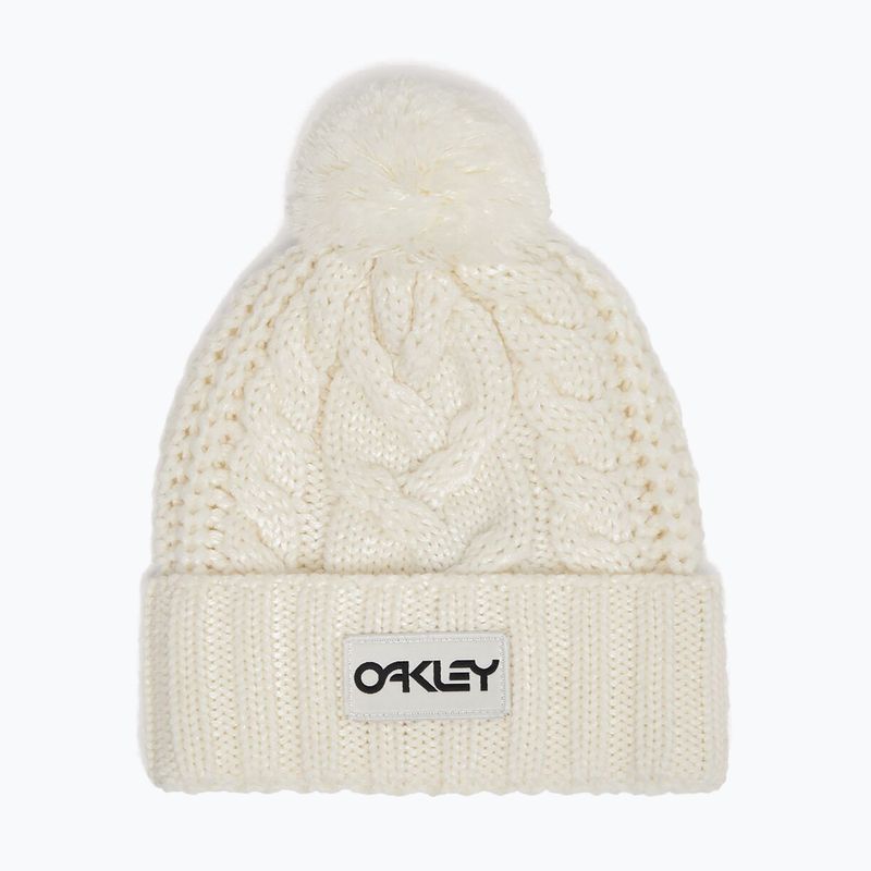 Căciulă de iarnă Oakley Harper Pom Beanie arctic white/blackout