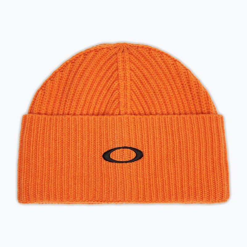Căciulă de iarnă Oakley Ellipse Ribbed Beanie ginger