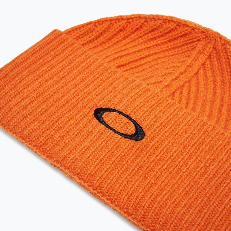 Căciulă de iarnă Oakley Ellipse Ribbed Beanie ginger 2
