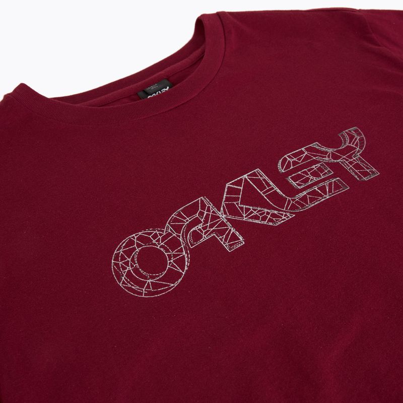 Tricou pentru bărbați Oakley Wire B1B Tee iron red 3