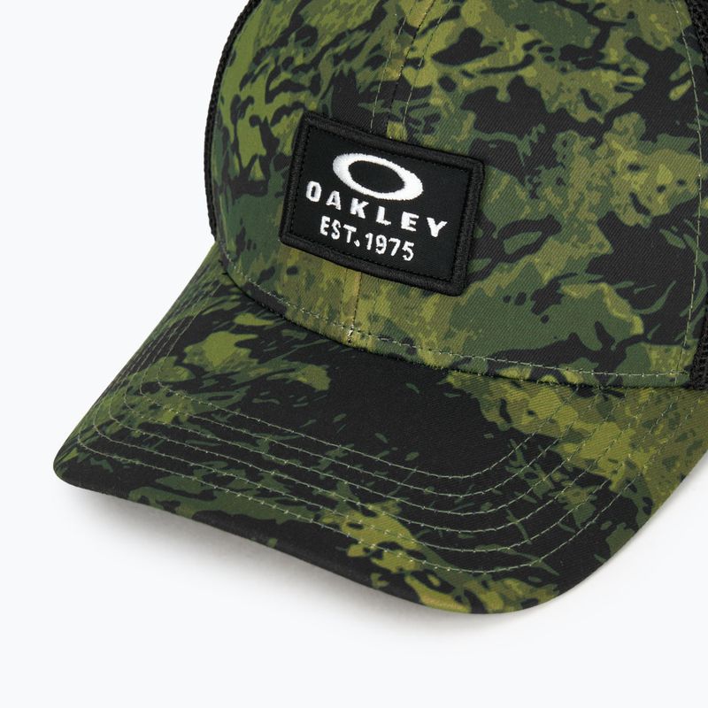 Șapcă pentru bărbați Oakley Patch Trucker tiger camo green 3