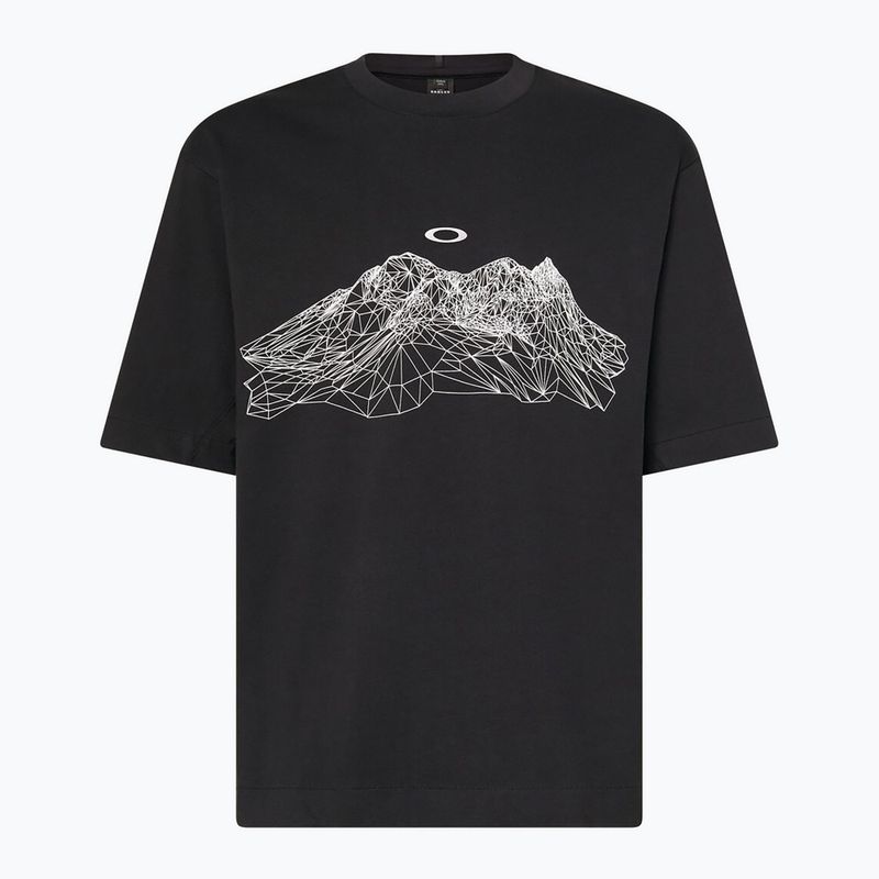 Tricou pentru bărbați Oakley Wired Mtn Scape Tee blackout 5