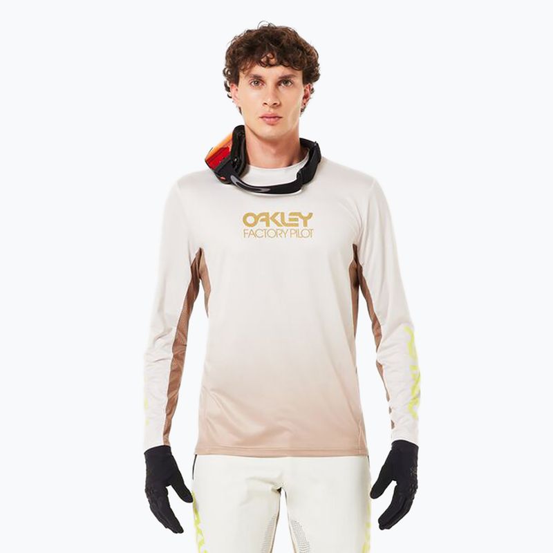 Longsleeve de ciclism pentru bărbați  Oakley Maven Coast 2.0 LS gradient pebble mist